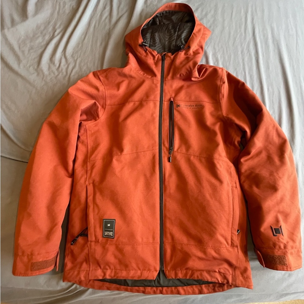 L1 Hastings - Men's Burnt Red/Orange Ski Jacket